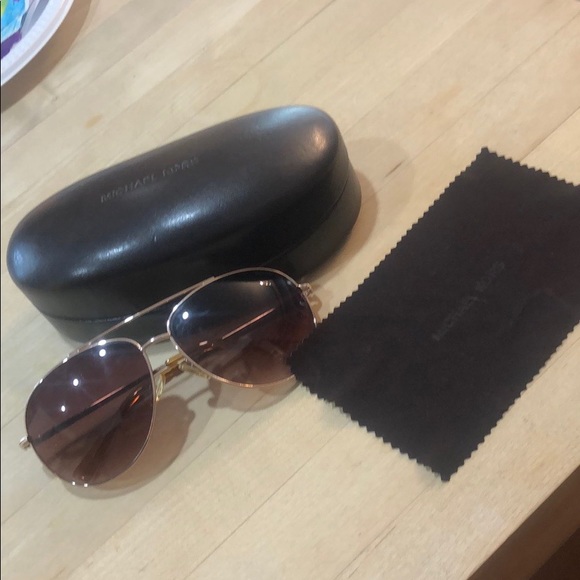 Michael Kors sunglasses with the case and cloth